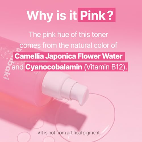Adenosin Pink Essential Toner 150ml / 5.07fl.oz Hydrating & Firming Toner for Wrinkles, Fine Lines & Dull Skin, Peptides for Radiance, Korean Skincare