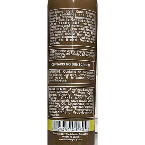 Kona Browning Lotion 8 oz.