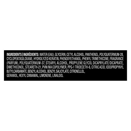 TRESemm? Hair Care Pro Collection Keratin Repair Leave in Conditioner Treatment, Visibly Seals Split Ends, Tames Flyaways for Healthy Looking Hair, 2 Pack - 6.1 Fl Oz Ea