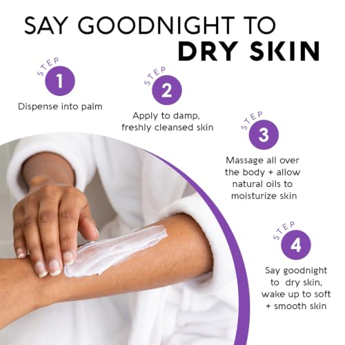 Nature's Beauty Lavender Chamomile Sleep Body Lotion - 16oz Pack of 2, Lightweight Moisturizer for Dry Skin with Shea, Jojoba, Coconut & Moringa Oils