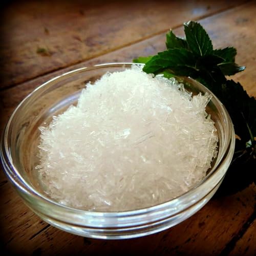 Menthol Crystals 4 oz Organic Natural Pack of 3 - Aromatherapy, Spa, Craft