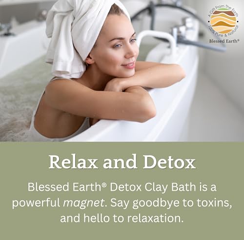 EvenbetterNow Blessed Earth Detox Clay Bath 16 oz | Therapeutic Sodium Bentonite