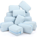 Gilprop 12 Pcs Holiday Gift Set for Women Cozy Light Blue Makeup Bag - Variation of THIS listing