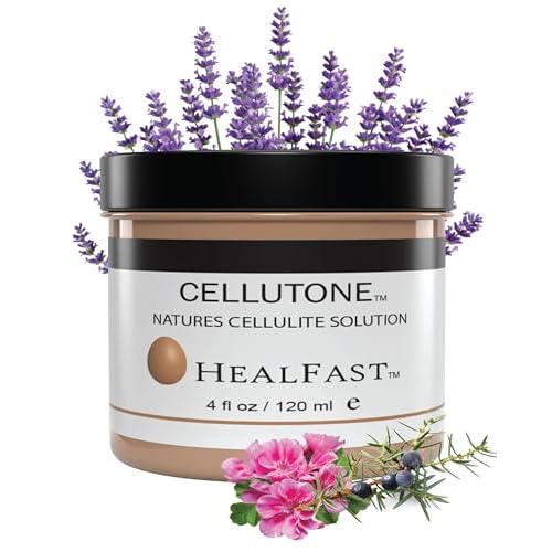 HealFast Cellutone Cellulite Reduction Cream 4 Oz ? Suitable for Hips, Thighs, Buttocks, and Abdomen (Not for Face) ? Blended with 70+ Egg Vitamins, Minerals, and Proteins
