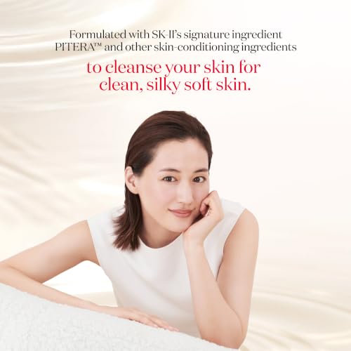 SK-II Foaming Facial Cleanser 3.6 oz - Gentle Hydrating Face Wash for Dull Skin - No Color Variation