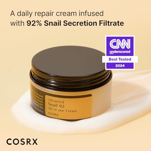 COSRX Glass Skin Ritual- Snail Mucin 92 Cream + Dual Essence- Mositurize Dry and Dull Skin to Achieve Radiant Glass Skin
