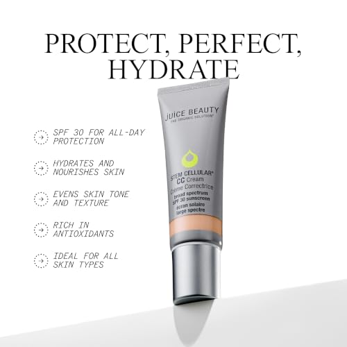 Juice Beauty Stem Cellular CC Cream SPF 30 Warm Glow - Natural Hydrating Skin Cover