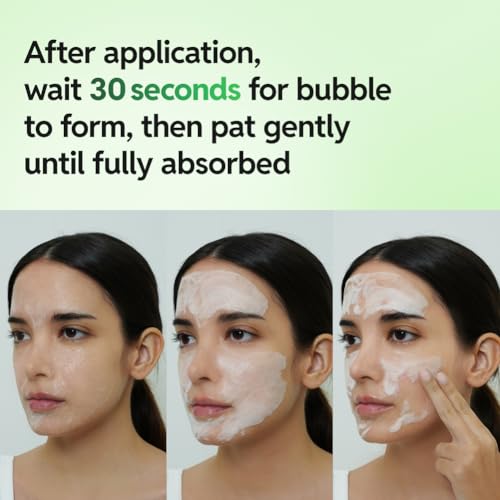 SAEKDONG Seoul Tea Tree Cica Bubble Serum for Acne-Prone Skin 1.01 fl oz