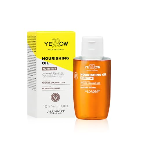 ALFAPARF MILANO Yellow Nutritive Hair Oil for Dry & Brittle Hair – Nourishing Serum