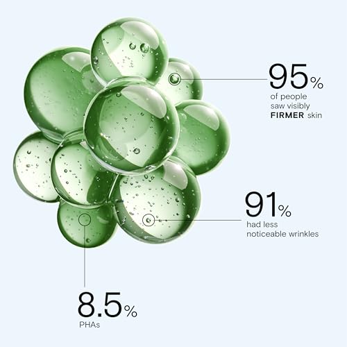 Exfoliating Facial Cleanser with Polyhydroxy Acids - Gentle Foaming Wash for All Skin Types, 4.2 fl oz