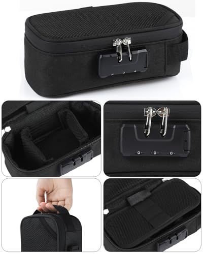 Large Waterproof Smell Proof Storage Pouch with Combination Lock - Travel & Home Organizer