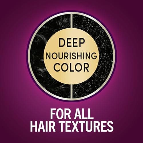 Schwarzkopf Keratin Permanent Hair Dye Cream, 1.2 Jet Black, Professional Quality Color for Up to 100% Gray Coverage, Bond Enforcing System