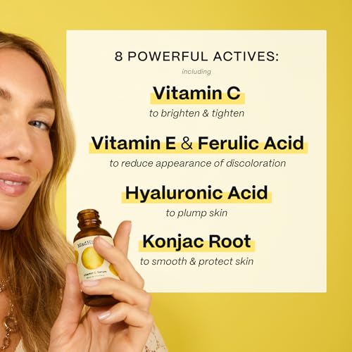 Mad Hippie Vitamin C Serum for Face with Hyaluronic Acid and Triple C Night Cream Ceramide Moisturizer - Skin-Brightening Skin Care Duo (2 Piece Set)