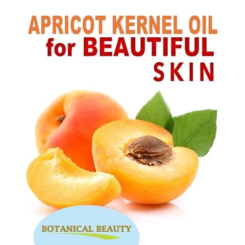 Botanical Beauty ORGANIC APRICOT KERNEL OIL Australian. 100% Pure Virgin Unrefined Cold Pressed Carrier Oil 1 oz- 30 ml. For Face, Hair, Body, Nails, Skin, Anti - aging