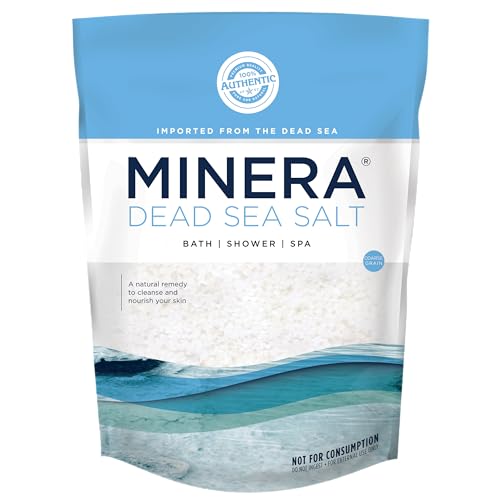 Dead Sea Salt for Bath & Soaking - Coarse Grain, 5 lbs - Natural Skin Nourishment