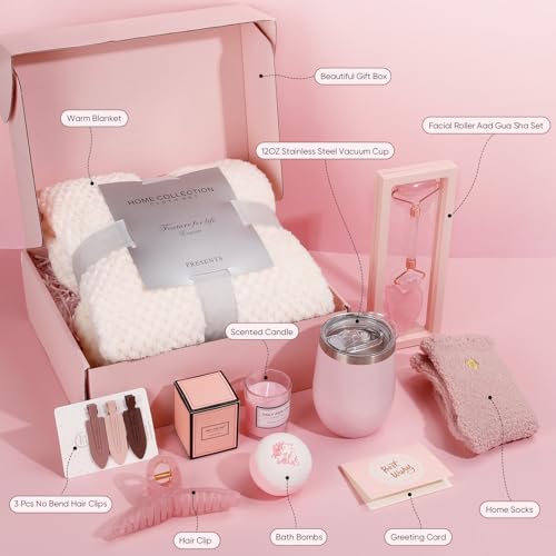 Self Care Spa Gift Basket for Women - Relaxation & Wellness Set