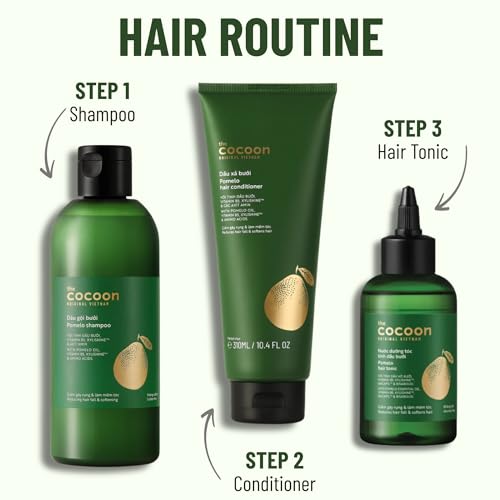 Cocoon Pomelo Botanical Sulfate-Free Shampoo 10.5 fl oz – Hydrating & Strengthening Hair Care