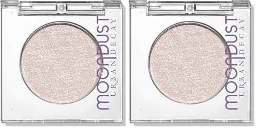 Urban Decay Moondust Glitter Eyeshadow Single Cosmic Sheer White Sparkle 0.06oz Set of 2