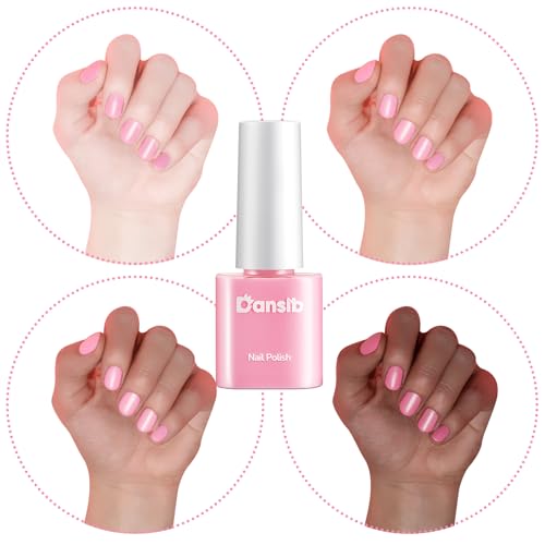 Pink Mini Nail Polish Set for Baby Shower Favors - 24 Pieces with Gift Bags & Ribbon - Pink Variation