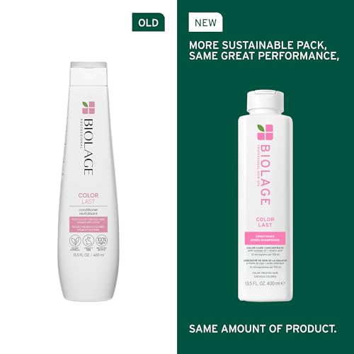 Biolage Color Last Shampoo & Conditioner Set - Helps Protect and Maintain Color-Treated Hair, Hydrates and Adds Shine, Paraben & Silicone-Free, Vegan