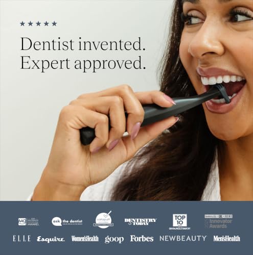 Slate Origin 3-in-1 Electric Flosser with Woven Floss, Gum Brushes & Tongue Scraper