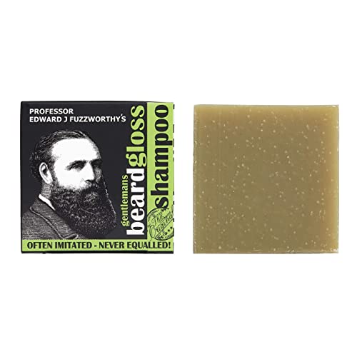Eco-Friendly Beard Shampoo Bar & Wooden Soap Holder Grooming Kit