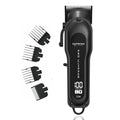 Supreme Trimmer Pro Clipper Lite Black - Professional Cordless Hair & Beard Trimmer Set