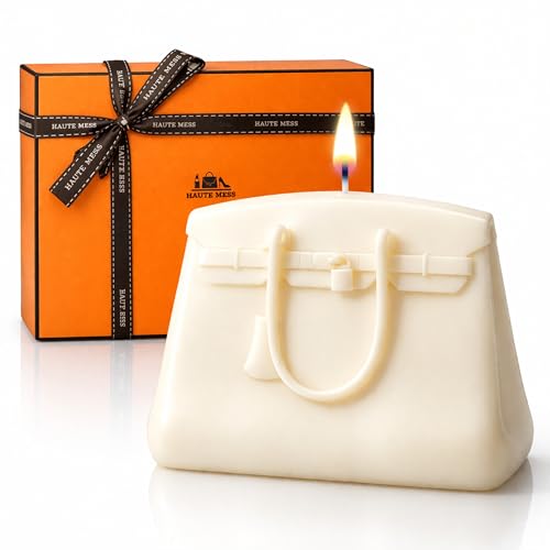 Luxury Handbag Candle in Gift Box - Designer-Inspired Home Decor for Women