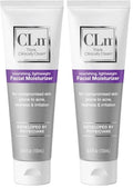CLn Facial Moisturizer 3.4 Fl Oz Pack of 2 - Soothes & Calms Skin, Reduces Redness