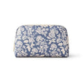 RIFLE PAPER CO. Large Cosmetic Pouch | Store Small Accessories, Gold Zipper, Printed in Full Color with Stylized Pattern and Foil Stamped Logo, Wipe Clean (10" L ¡¿ 4.25" W ¡¿ 7" H), English Rose