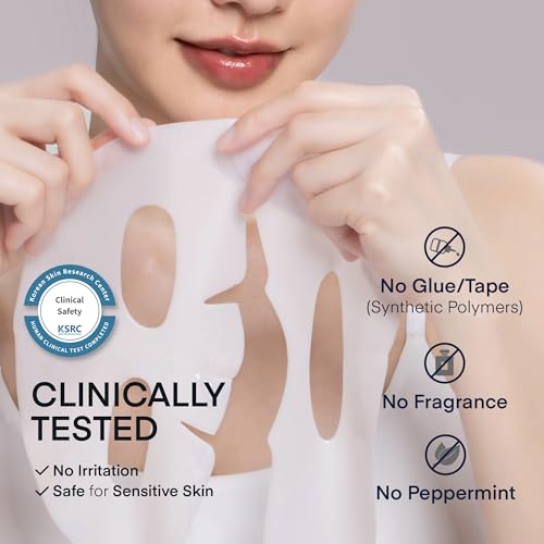 Deep Bio Collagen Face Mask Set - 16 Count, Hydrating & Pore Refining