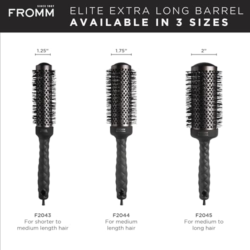 Fromm Elite Thermal Ceramic Ionic 2-Inch XL Round Brush for Faster Blowouts