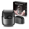 Sonatraxs Charcoal Black Electric Razor for Men, Foil Shaver & Beard Trimmer