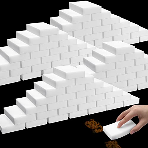 500 Pieces Bulk Foam Cleaning Sponges - Household Erasers with Reusable Design