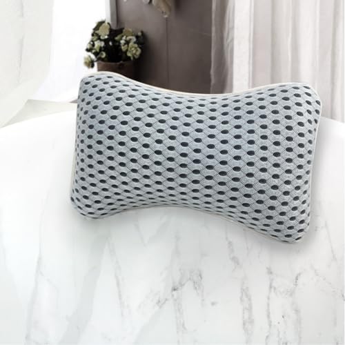 Upgraded Bath Pillows for Tub, Slip Resistant Waterproof Bath Pillows for Tub Neck and Back Support with 2 Strong Suction Cups, Relaxing Spa Essentials