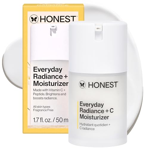Vitamin C Moisturizer with Niacinamide & Hyaluronic Acid - 1.7 fl oz - Radiance Boosting, Vegan, Fragrance-Free
