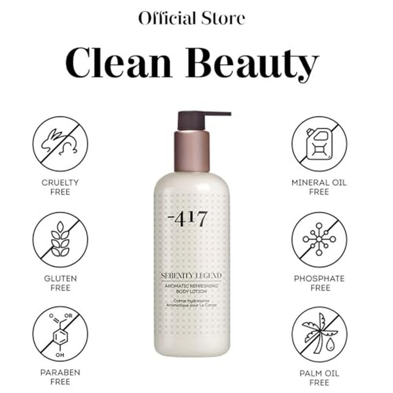 -417 Dead Sea Cosmetics Aromatic Refreshing Body Lotion - Daily Moisturizing Lotion to Nourish Dry Skin 11.83 oz