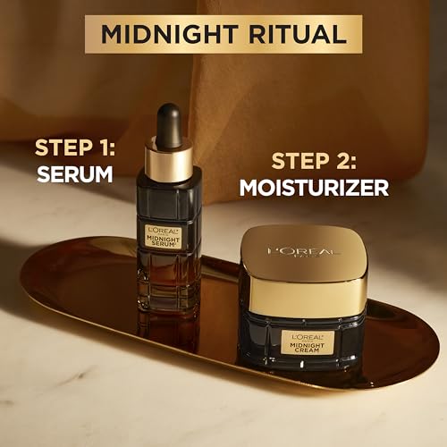 Unscented L'Oreal Paris Age Perfect Midnight Cream & Serum Sample - 1.7 Oz