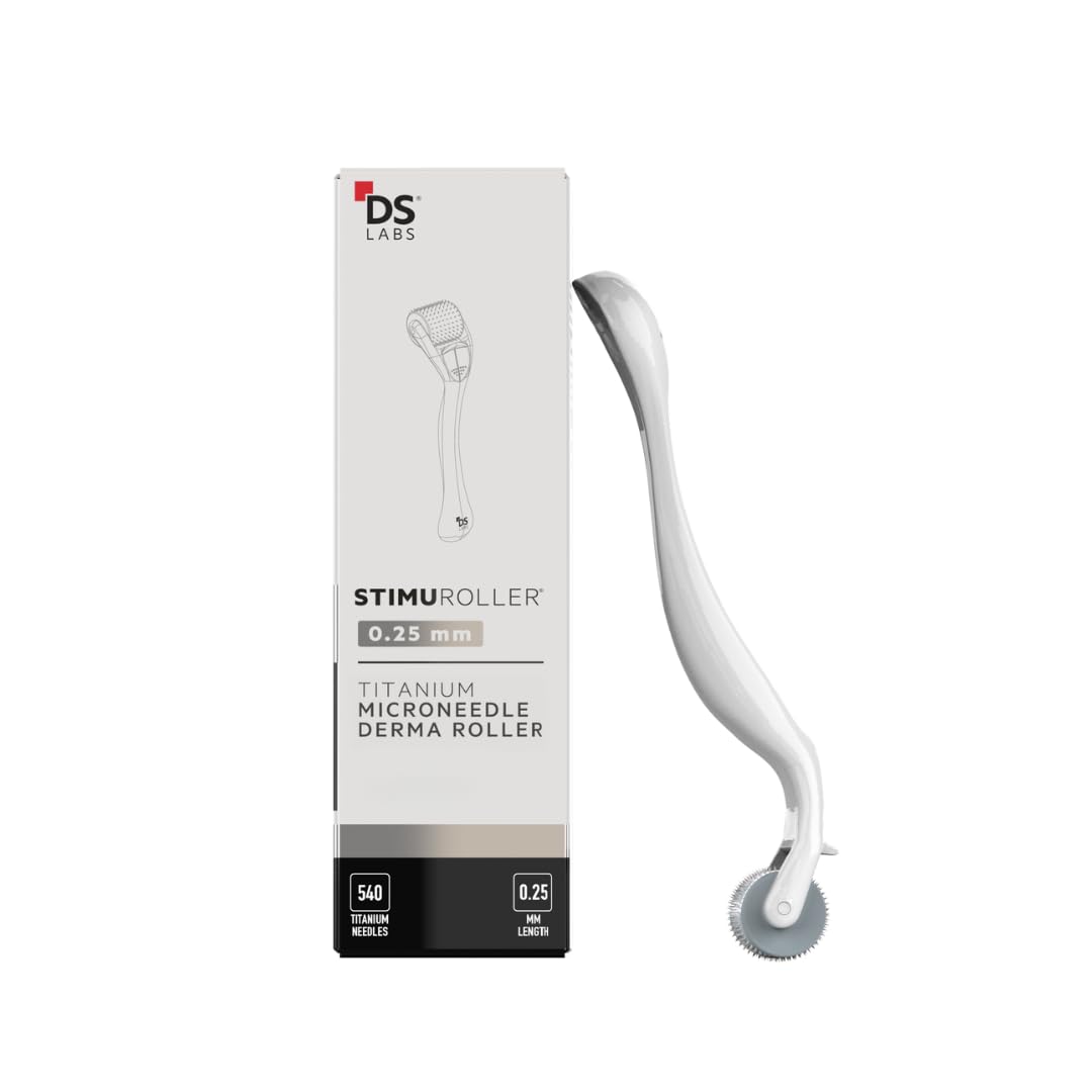 DS Labs StimuROLLER Hair Micro-Needle Hair Stimulation System 0.25mm, Packaging May Vary