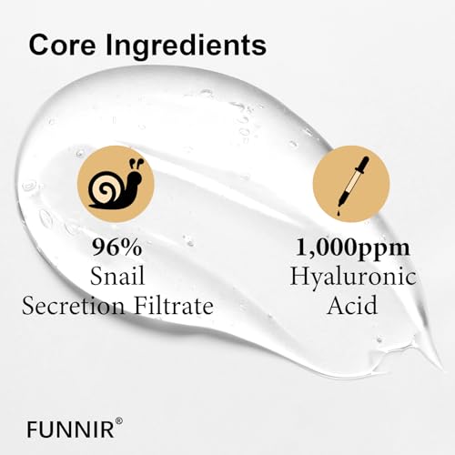 Snail Mucin Serum 96% Hydrating Face Serum for All Skin Types - 200ml