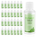 50 Pc TSA-Approved Travel Size Mouthwash - Alcohol-Free Mint Flavor - Leak-Proof Mini Bottles - Variation of THIS listing 50