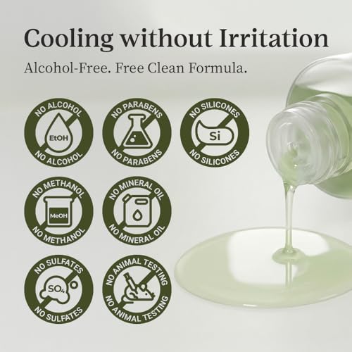Cooling Facial Toner with Korean Mint & Hyaluronic Acid - Hydrating & Soothing 150ml