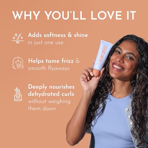 Fix My Curls 7.05 Oz Curl Quenching Hair Butter for Curly & Wavy Hair - Moisturizing Vegan Treatment