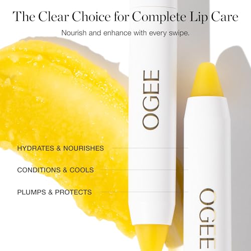 Organic Lip Oil - Clear Lip Stain & Balm, Moisturizing 1 Count