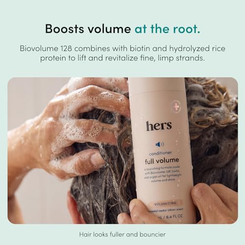 HERS Full Volume Conditioner with Coastal Cedar & Citron Scent - 2 Pack