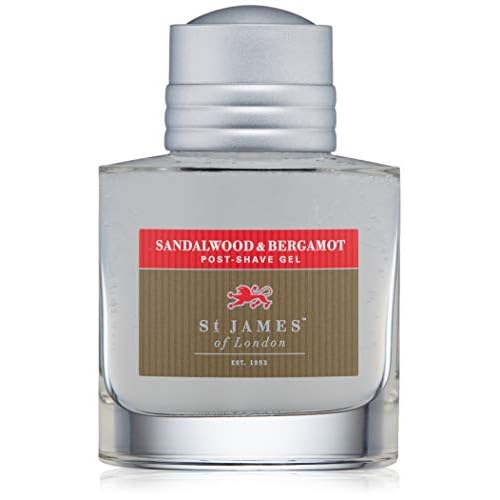 St James of London Sandalwood & Bergamot Post Shave Gel, 3.4 Fl Oz