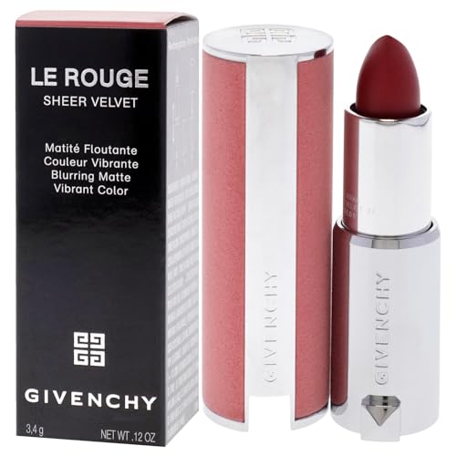 Le Rouge Sheer Velvet Matte Lipstick - N37 Rouge Graine by Givenchy for Women - 0.11 oz Lipstick