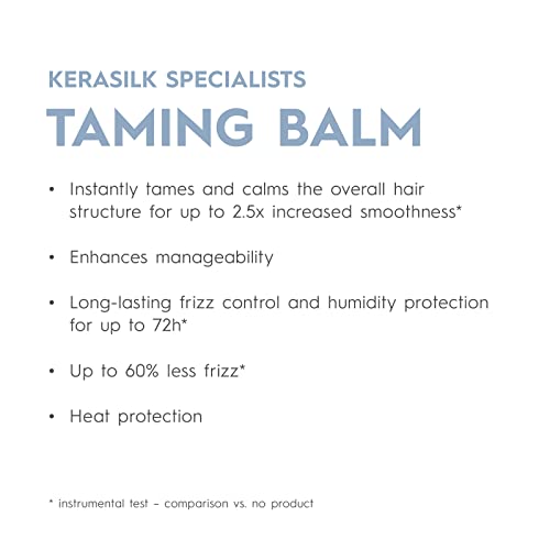 Kerasilk Taming Balm 2.5 Fl Oz - Nourishing, Hydrating, Heat Protectant for Frizzy Hair