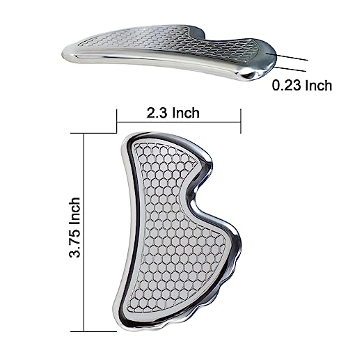 Stainless Steel Gua Sha Muscle Scraper Set for Massage & Therapy