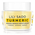 LILY SADO Turmeric Banana Mango Face Moisturizer - Luscious Creamy Nutrient-Rich Natural Daily Facial Cream w Chamomile & Rosemary - Vegan Anti-Aging Lotion For Wrinkles & Fine Lines